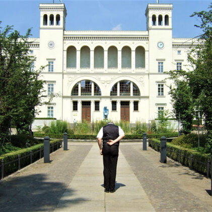 Aktion in Hamburger Bahnhof, 2013.